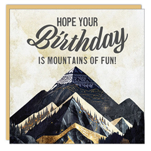 CM Cards Mini - Birthday is Mountains of Fun