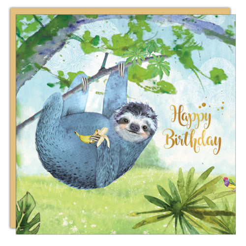 CM Cards - Birthday | Happy Birthday Sloth