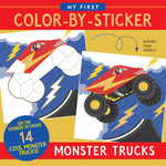 Load image into Gallery viewer, Activity Book - Color By Sticker Monster Trucks
