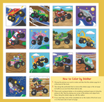 Load image into Gallery viewer, Activity Book - Color By Sticker Monster Trucks
