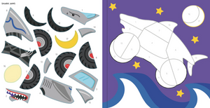 Activity Book - Color By Sticker Monster Trucks