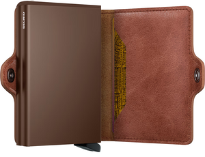 Twinwallet - Vintage Cognac Brown