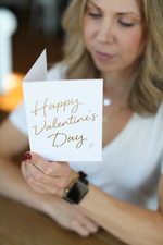 Load image into Gallery viewer, W&amp;C Cards - Happy Valentine's Day (gold)
