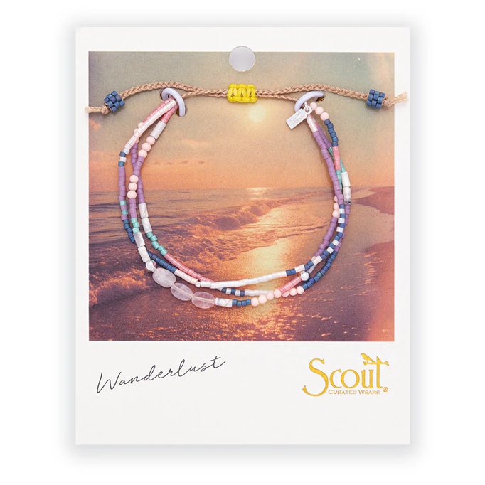 Scout Bracelet - Mixed Media Rose Quartz