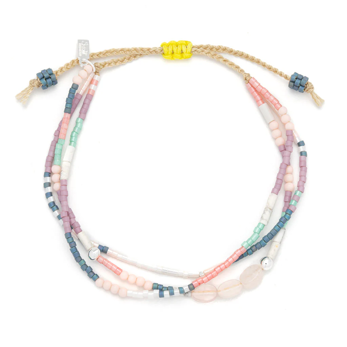 Scout Bracelet - Mixed Media Rose Quartz