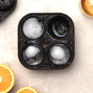 W&P Design Ice Tray - Sphere Charcoal