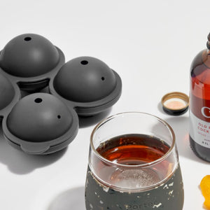 W&P Design Ice Tray - Sphere Charcoal