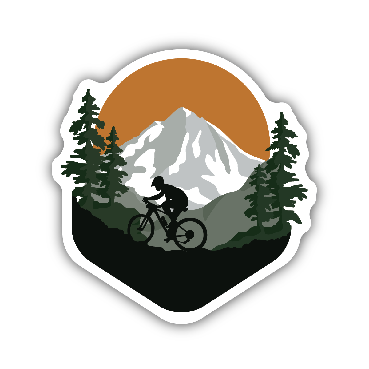 Sticker - Mountain Biking