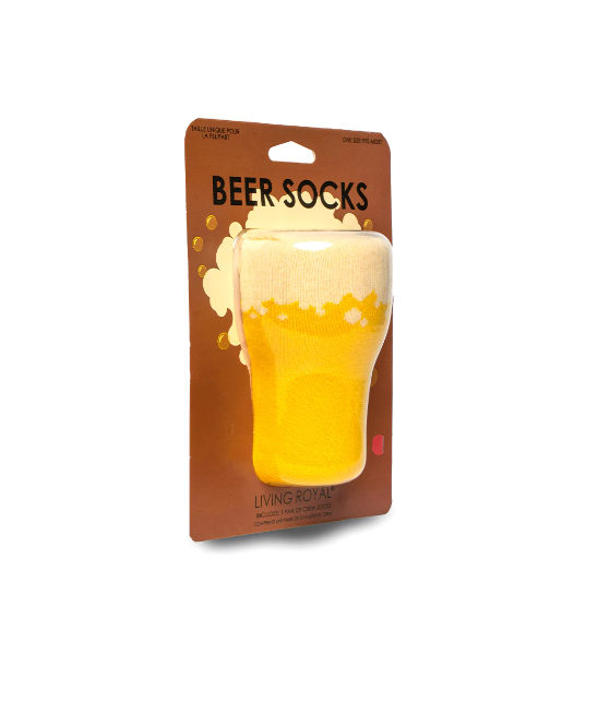 Adult Socks - 3D Beer
