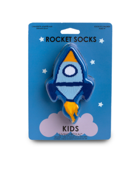 Kids Socks - 3D Rocket