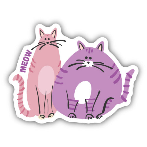 Sticker - Colorful Cats