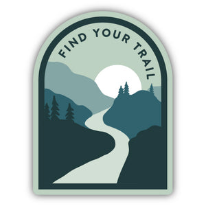 Sticker - Find Your Trail Arch