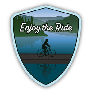 Sticker - Enjoy the Ride (Cyclist)