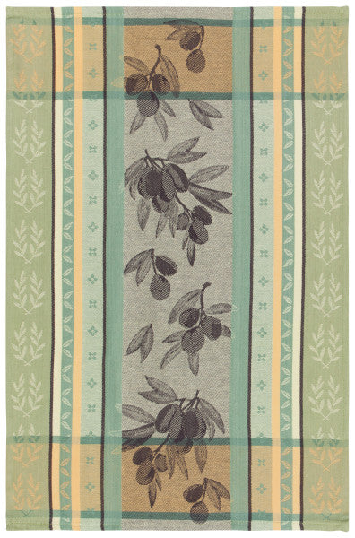 Tea Towel - Jacquard Olives