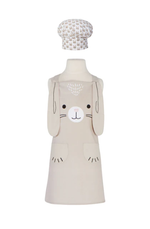 Load image into Gallery viewer, Kids Apron &amp; Hat - Daydream Bunny
