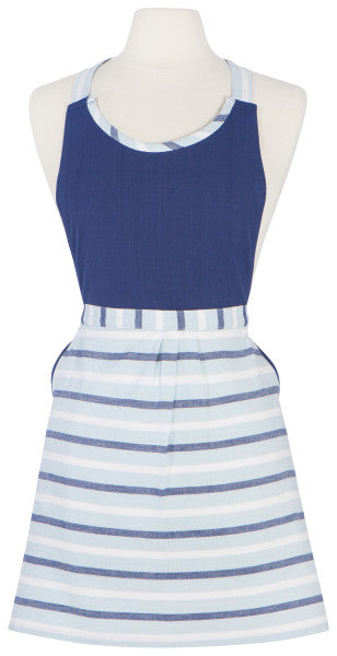 Adult Apron - Petite Seaside Stripe