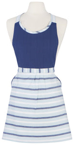 Adult Apron - Petite Seaside Stripe