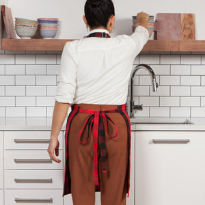 Adult Apron - Chef Buffalo Check