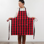 Load image into Gallery viewer, Adult Apron - Chef Buffalo Check
