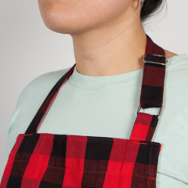 Adult Apron - Chef Buffalo Check