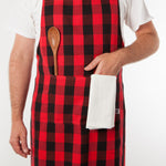 Load image into Gallery viewer, Adult Apron - Mighty Buffalo Print
