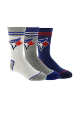Load image into Gallery viewer, Blue Jays Socks - Kids Sport Crew Size 11-2 s/3
