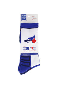 Blue Jays Socks - Men's Half Terry Crew s/3