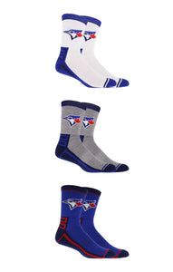 Blue Jays Socks - Men's Half Terry Crew s/3