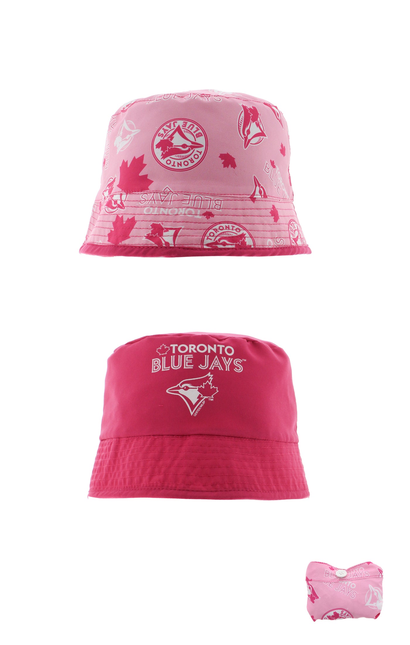 Blue Jays Accessories - Reversible Bucket Hat Pink