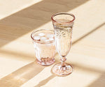 Load image into Gallery viewer, Champagne Flute - Blush Pink Flower
