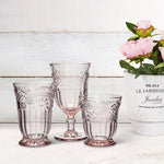 Load image into Gallery viewer, Glass Tumbler - Blush Pink Flower
