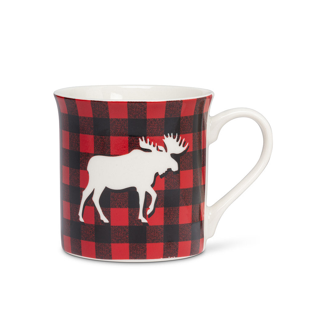 Mug - Buffalo Check Moose