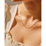 Load image into Gallery viewer, Demi-Fine Necklace - Gold Figaro

