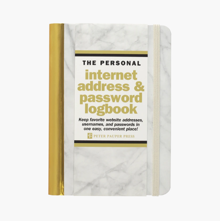 Journal - Password Logbook Marble