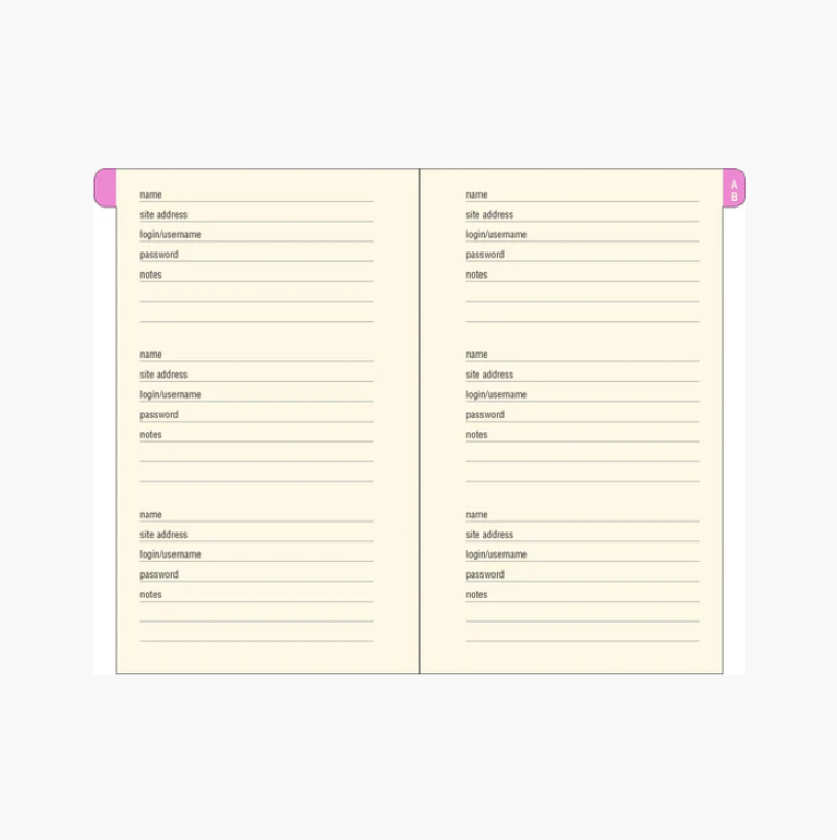 Journal - Password Peony Garden