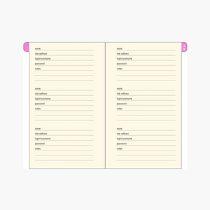 Journal - Password Peony Garden
