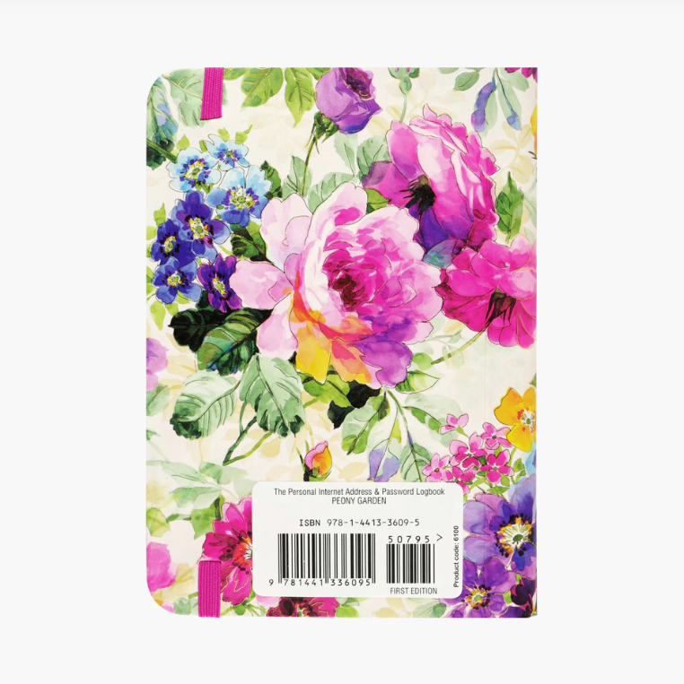 Journal - Password Peony Garden