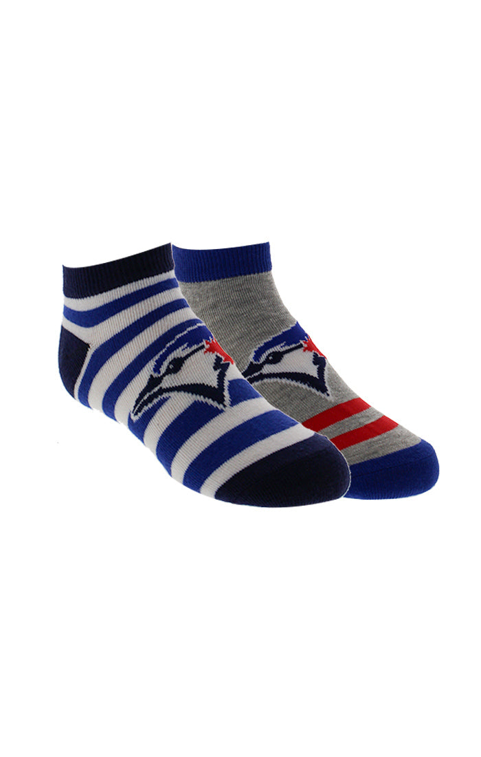 Blue Jays Socks - Kids Anklet Shoe Size 3-6 s/2