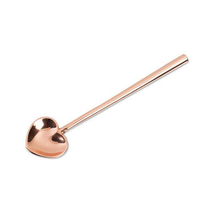 Small Spoon - Heart Rose Gold 5.5”