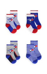 Load image into Gallery viewer, Blue Jays Socks - Toddler Crew 1-3 yr s/4
