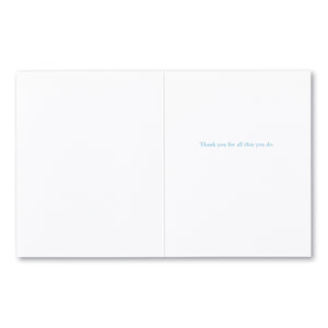 Thank You Card - One Person