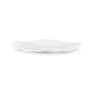 Q Squared Platter - Ruffle Oval Small 14"