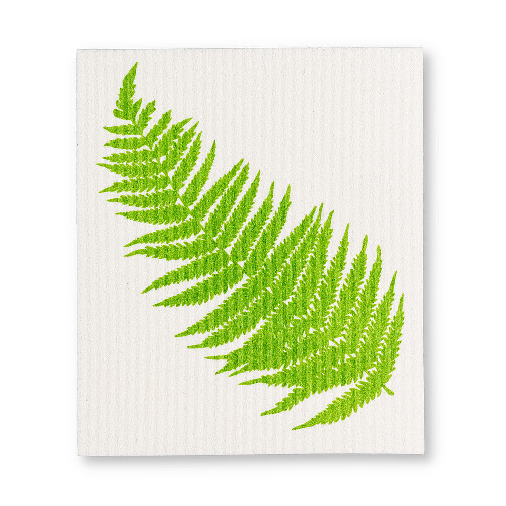 Swedish Cloth - White Fern