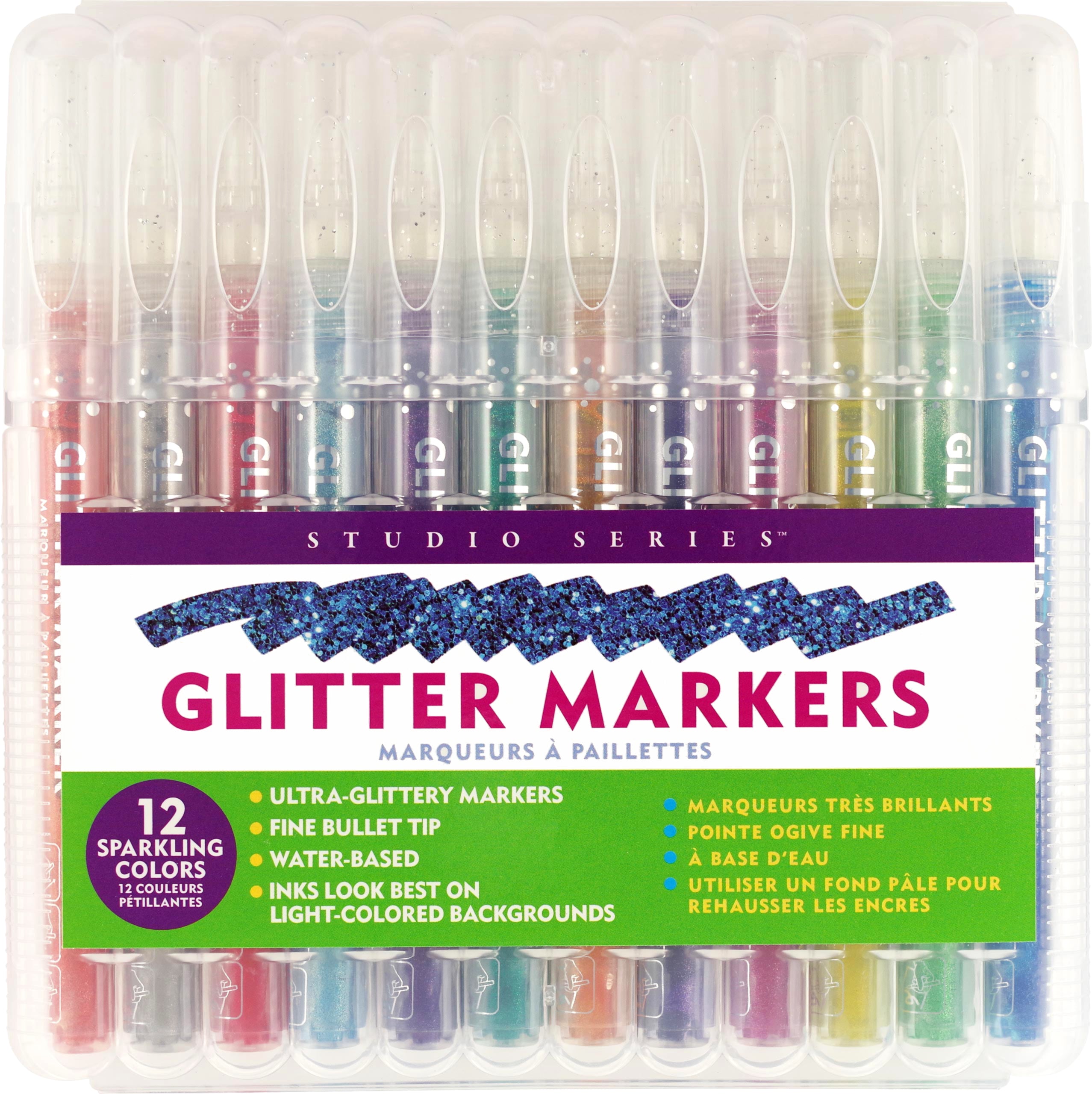 Studio Series - Glitter Marker Set s/12