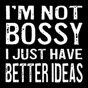 Wood Coaster - I'm Not Bossy