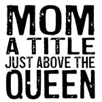 Load image into Gallery viewer, Wood Coaster - Mom Queen White
