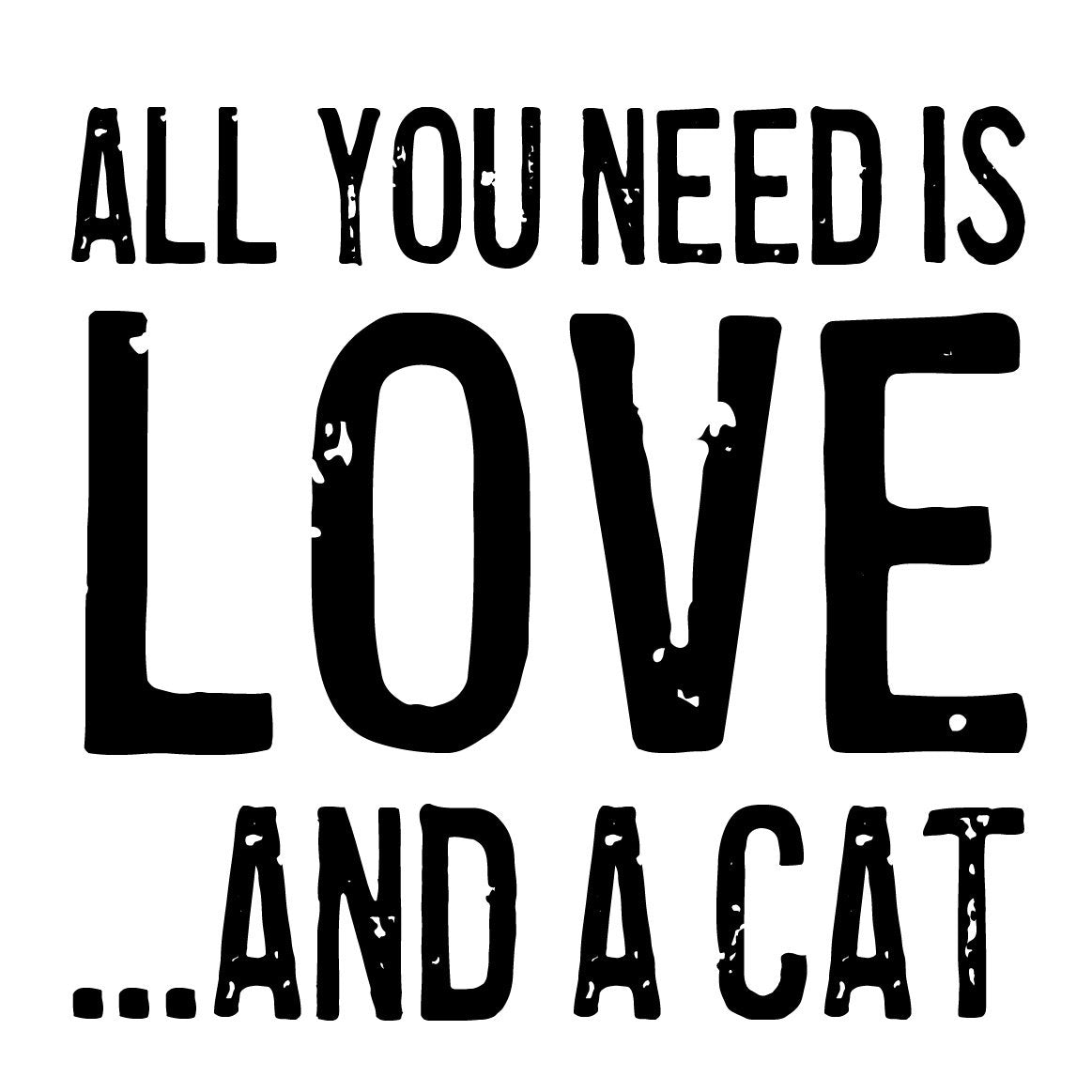 Wood Coaster - All You Need is Love
