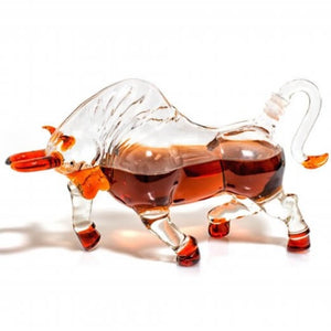 Whiskey Decanter - Charging Bull