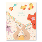 Load image into Gallery viewer, Baby Card - Hello, Tiny Toes
