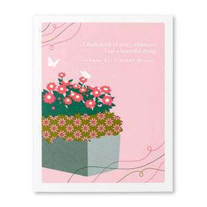 Mother's Day Card - Whenever I See a Beautiful Thing...